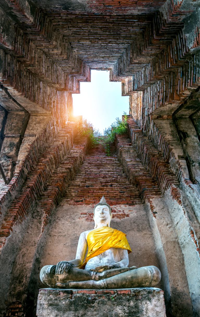 Buddha statue at Ayutthaya Historical Park, Thailand Buddha statue at Ayutthaya Historical Park, Thailand